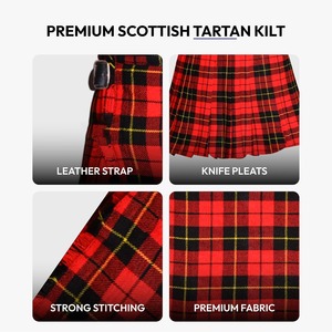 Fabricant de kilt traditionnel sur mesure, kilt écossais en tartan haut de gamme pour hommes, fabrication OEM en gros - Product Image 3