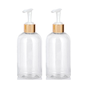 Bouteille ronde Boston en plastique PET de 120 ml de qualité alimentaire pour emballage personnalisé, avec bouchon/pompe/pulvérisateur OEM et impression sérigraphique, vente en gros - Product Image 1