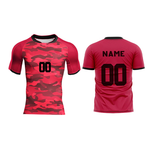 Nueva camiseta de fútbol con diseño sublimado personalizado, estampada, de manga corta, para uso en equipo. - Product Image 1