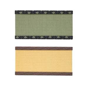 Alfombra de Exhibición Cuadrada Reutilizable Ecológica con Apariencia de Tatami Japonés, Base de Mini Tatami para Macetas, Adornos, Decoración del Hogar - Product Image 1