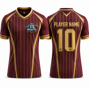Camiseta de Fútbol de Alta Calidad, Tejido de Poliéster de Malla Transpirable, Ligera y de Secado Rápido, Uniforme de Fútbol para Adultos y Jóvenes - Product Image 6