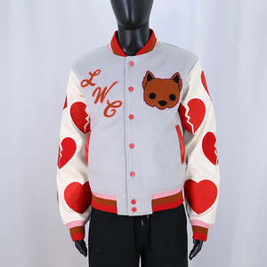 Chaqueta Varsity de Chenilla Bordada de Alta Calidad, Diseño Moderno, Estilo Urbano, Chaqueta de Invierno de Moda - Product Image 6