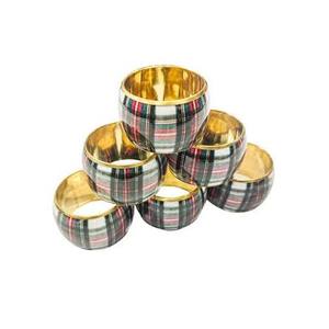 Juego de servilleteros modernos de metal plateado hueco al por mayor para decoración de mesas en bodas, fiestas, banquetes y suministros para cenas festivas - Product Image 5