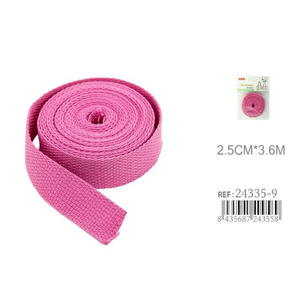 Sangle de sac Ilan en tissu rose 2,5 cm x 3,6 m pour la fabrication de sacs à main - Product Image 3