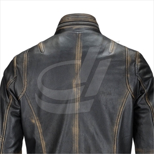 Chaqueta de cuero cómoda clásica para hombre, Color negro, estilo informal, buena calidad, para invierno, gran oferta - Product Image 5