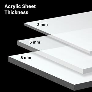 Factory Direct Premium Acrylic Display <b>Stand</b> A3/A4 | Heavy Base Clear Sign Holder | Custom Logo UV Japanese/Italian <b>Desktop</b> - Product Image 6