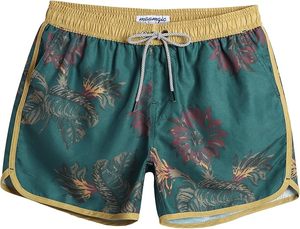 Men's Woven <b>Camouflage</b> Print Board <b>Shorts</b> Quick Dry Drawstring Beach Trunks Mid Waist Pockets Casual Style - Product Image 4