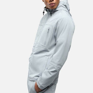 Conjunto Deportivo de Dos Piezas para Hombre, Chaqueta Cortavientos con Cremallera, Tejido Transpirable, para Deportes al Aire Libre, Talla Grande - Product Image 3