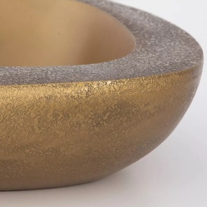 Vase de table en aluminium fait main avec finition dorée, design moderne, écologique et de haute qualité pour la décoration de la maison - Product Image 5