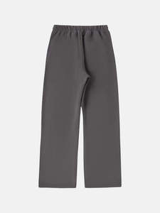 Pantalones Deportivos de Pierna Recta de Algodón con Logotipo Personalizado Bordado, Pantalones Anchos con Cordón, Lavado Ácido, Falso Algodón, 360 GSM, para Hombre - Product Image 2