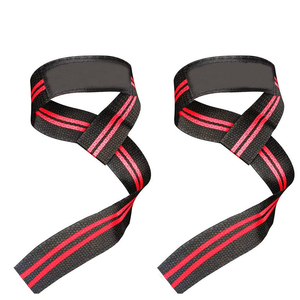 Heavy Duty Cotton/Nylon Weightlifting Straps for Gym Fitness Training-<b>Adjustable</b> Premium Lifting Straps for Deadlifts Pull - Product Image 6