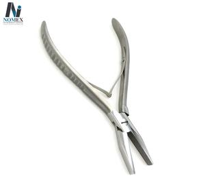 Pince professionnelle en acier inoxydable de la meilleure qualité pour extensions de cheveux Outils d'extension de cheveux Offre Spéciale avec logo personnalisé - Product Image 2