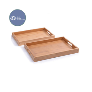 Bandeja de Madera Pulida Ecológica de Alta Calidad, Plato para Aperitivos Personalizado - Product Image 1