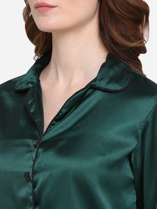 ชุดนอนผ้าไหมแท้ 100% สำหรับผู้หญิง ขายส่ง ชุดลำลองฤดูหนาว ผ้าถักด้านหน้า ระบายอากาศ แห้งเร็ว OEM สวมใส่สบาย คุณภาพสูง รับทำโลโก้ตามสั่ง - Product Image 6