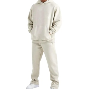 Best Supplier Casual Wear Customized Logo Wholesale 100% Cotton Fleece Clothing Manufacture Pullover <b>Tracksuit</b> Heavyweight - Product Image 1