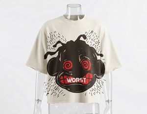 Camiseta de Manga Corta para Hombre 100% Algodón, 300g, Jersey Liso, Casual, para Serigrafía, Sin Costuras, Transpirable - Product Image 3