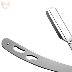 Stainless Steel <b>Straight</b> <b>Razor</b> Single Blade Folding Barber <b>Razor</b> For Men Face Shaving Professional Use - Product Image 3