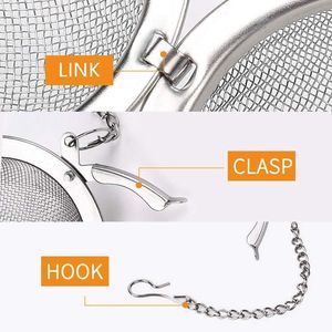 2pcs 2.1 Inch Stainless Steel Tea Ball Infuser <b>Strainers</b> <b>Mesh</b> Tea <b>Strainers</b> with Filters for Tea - Product Image 3