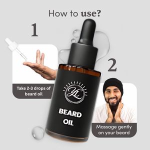 Aceite hidratante orgánico a base de hierbas para el crecimiento de la barba y control del encrespamiento, cuidado suave, fijación fuerte, OEM/ODM - Product Image 3