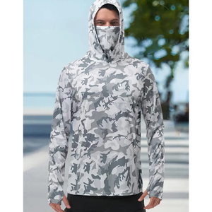 Camisa de Pesca para Niños con Camuflaje, Protección UV UPF 50, Transpirable, de Secado Rápido, con Estampado Digital, Spandex/Poliéster, Ropa Deportiva para Exteriores - Product Image 6