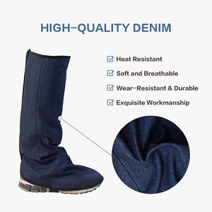 Custom Safety Shoes Welding Safety Boots Shoes Leather Boot Steel <b>Toe</b> Work Safety Shoes for Men - Product Image 3