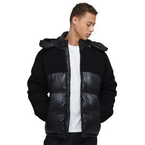 เสื้อแจ็คเก็ตพัฟเฟอร์แบบยาวสำหรับผู้ชาย รุ่นล่าสุด พร้อมโลโก้สั่งทำพิเศษ ผ้ากันลมแบบริปสต็อป สำหรับฤดูหนาว  รับผลิตจำนวนมาก - Product Image 2