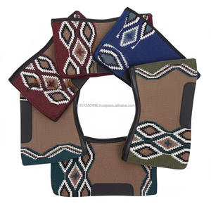 Woolen Contour Saddle <b>Pad</b> 34x36 Hand Woven 100% New Zealand Wool Fleece Lining Western Equestrian for Competition & Training - Product Image 6