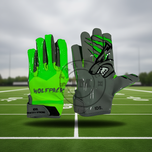 Elite <b>Grip</b> American Football Receiver Lineman <b>Gloves</b> <b>with</b> Butyl Bladder and High Air Retention for Youth & Adults Outdoor Play - Product Image 3