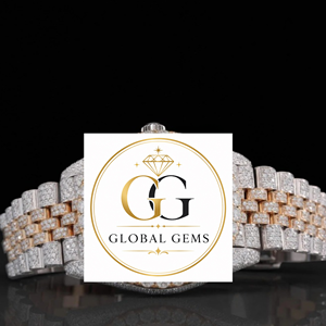 Hot Sale Blue Leather Iced Out Dial Diamond Watch Luxury Men Wristwatch for Formal and Casual Wear Available at Best Price - Product Image 3