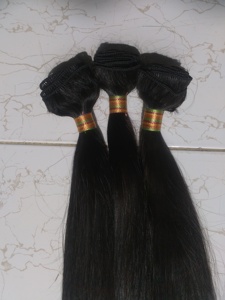 Extensiones de Cabello Humano Remy Virgen Indio Más Vendidas, Color Natural, Ondulado, Doble Trama a Máquina, Puntas Gruesas, Paquete de 4 oz, Siete Unidades - Product Image 3