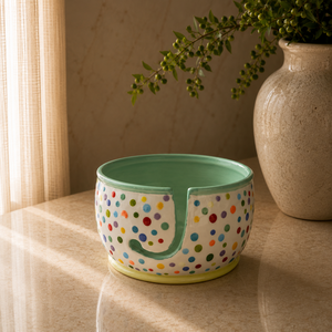 Bol à soupe élégant en céramique avec motif tournesol, finition brillante et alimentaire, pour une décoration de table contemporaine et charmante - Product Image 6