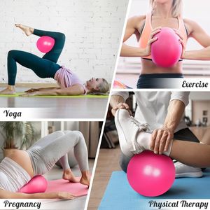 Pelota de Pilates de 9 Pulgadas para Ejercicios de Gimnasio, Entrenamiento del Core, Mejora de la Estabilidad, Yoga - Product Image 3