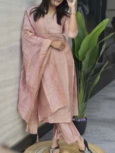 <b>Indian</b> Designer Women's Wedding Banarasi Jacquard Kurta Suit Hand Zari Weaving Full Handwork <b>Top</b> Pant Dupatta Quick Dry Wrinkle - Product Image 2
