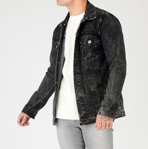 บริการขายส่ง OEM เสื้อแจ็คเก็ตยีนส์ผู้ชายไซส์ใหญ่ ผ้าฝ้าย 100% คุณภาพสูง สีและขนาดตามสั่ง สำหรับฤดูหนาว - Product Image 6