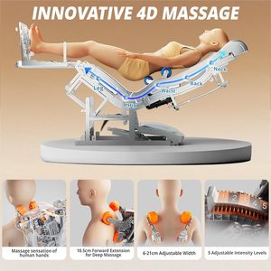 Fauteuil de massage en cuir 8D à gravité zéro avec masseur de pieds et fonction musicale pour usage domestique et professionnel - Product Image 6