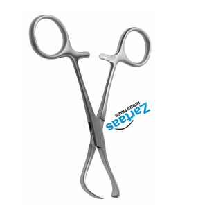 Pinzas para toallas LORNA de acero inoxidable de alta calidad, 13 cm. Fabricante y exportador de instrumentos quirúrgicos. - Product Image 2