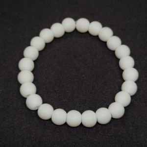 Pulsera de Jade Blanco Natural Auténtico con Cuentas Ajustables en Plata 925 para Mujer y Hombre, Joyería de Regalo de Lujo - Product Image 2