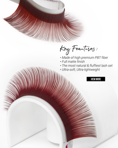 Charmlash Lashes, Proveedor de Bandejas de Pestañas al por Mayor, Extensiones de Pestañas Clásicas Marrones, Envío a Todo el Mundo, OEM ODM, Aspecto Natural Clásico - Product Image 4