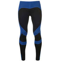 Erkek Yüksek Bel Kompresyon Taytı Dikişsiz Nem Emici Polyester Dar Kesim Spor Salonu Koşu Fitness Spor Pantolonu Cepli