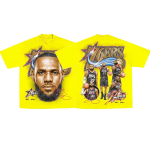 Camiseta de Algodón Grueso Premium para Hombre con Corte Holgado y Hombros Caídos para Marcas de Ropa Urbana Personalizada - Product Image 5