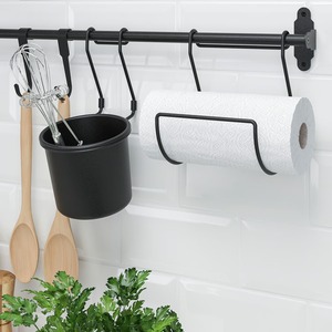 Under Cabinet Metal Napkin <b>Holder</b> Wall Mounted Space Saving <b>Kitchen</b> <b>Tissue</b> Stand for Dining Area Restaurant Home Organization - Product Image 3