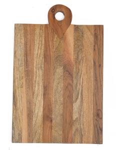 Tabla de Cortar a Rayas con Asa Redonda, Superficie Gruesa y Resistente, Ideal para Cortar, Servir y una Presentación Elegante en la Cocina - Product Image 4