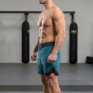 กางเกง MMA สำหรับผู้ชาย ยืดหยุ่น แห้งเร็ว น้ำหนักเบา สวมใส่สบาย ทนทาน เหมาะสำหรับการฝึกซ้อมและต่อสู้ในกีฬามวยปล้ำผสม - Product Image 4