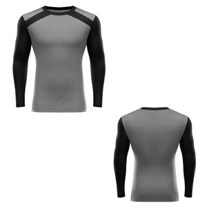 Conjunto de Rash Guard de Manga Larga para Hombre al por Mayor, UPF50, Poliéster, Sublimado, Transpirable, para Playa, Surf y Jiu-Jitsu - Product Image 3