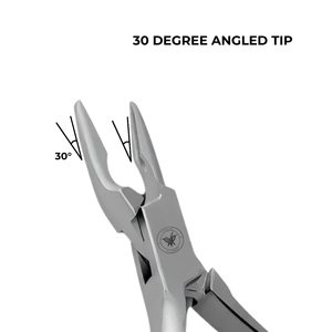 เครื่องมือตัดกระดูกบลูเมนธาล รุ่น 30 ° /45 °   5.5″ (14 ซม.) O.R. เครื่องมือผ่าตัดทางทันตกรรมทำจากเหล็กกล้าไร้สนิมเกรดสูง - Product Image 3
