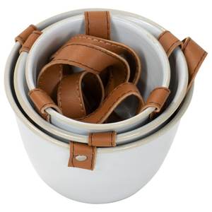 Pot de fleurs suspendu en fer résistant à la rouille avec chaîne pour balcon, patio et plantes de jardin - Product Image 3