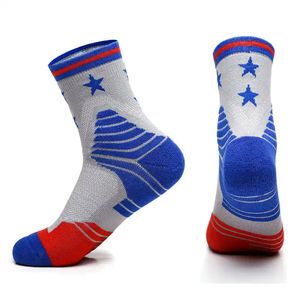 Tennis Sports Socks Standard Cotton Bottom Summer Knitted Athletic <b>Ankle</b> <b>Support</b> Anti-Bacterial Breathable - Product Image 1