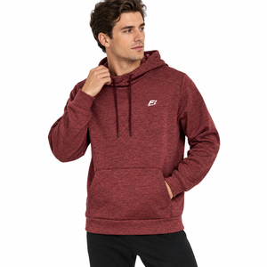 Custom Logo Plain Winter Men's Zip up Pullover Sweatshirt Windproof Breathable 360g Cotton Fitness <b>Workout</b> Fleece Track <b>Hoodies</b> - Product Image 5