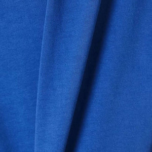 Econex Sports Men's Blue Cotton <b>Knitted</b> Shorts Zip Pocket Casual Summer Wear Breathable Quick Dry 180g Letter Printed Design - Product Image 6