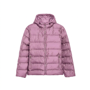 Blouson matelassé léger à capuche pour homme, chaud et rembourré, idéal pour l'hiver, décontracté, zippé, style streetwear, vente en gros - Product Image 1